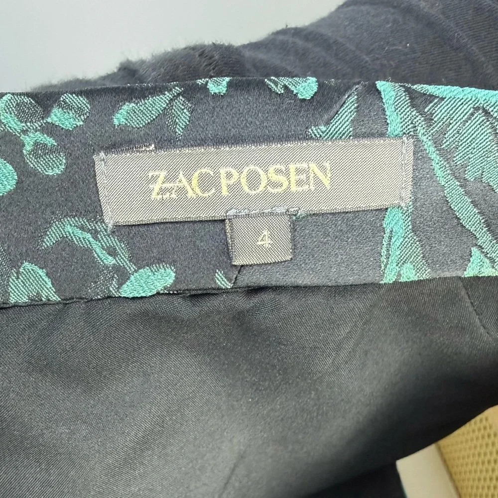 Zac Posen Floral Dress/ Gown Size 4 - Picture 3 of 7